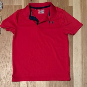 Under Armour Youth Vibrant Red Polo